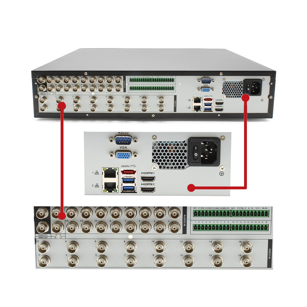 HDVR-EL1616-2U4K1-AI1
